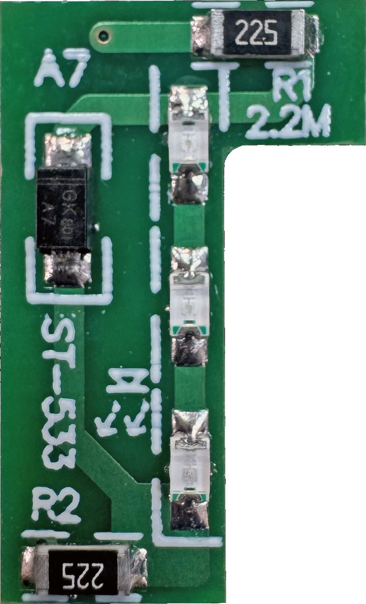 AB4743	Синий светодиод 230V для основных механизмов выключателей