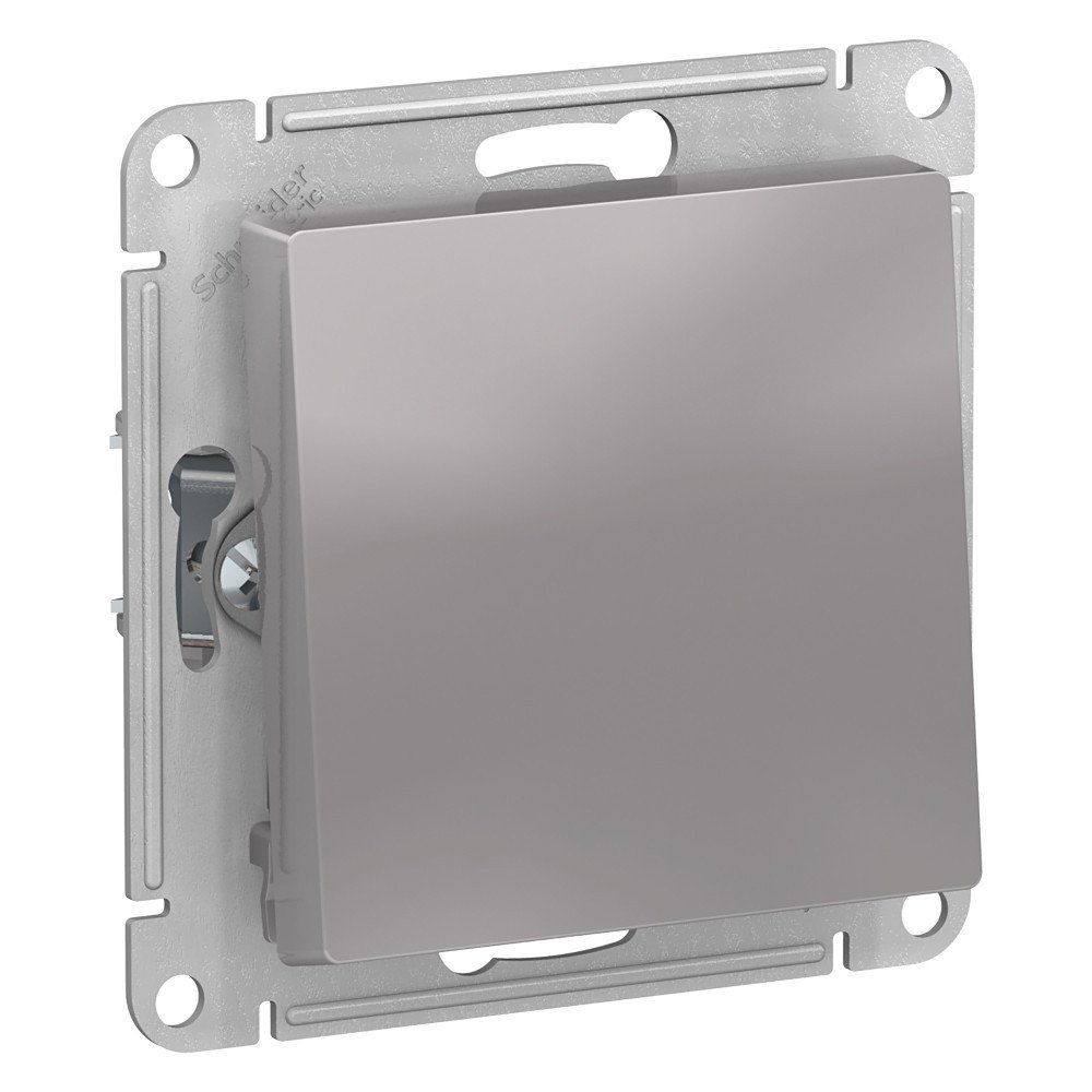 ATLASDESIGN AQUA 1-клавишный ПЕРЕКЛЮЧАТЕЛЬ, IP44, сх.6, 10АХ, механизм, АЛЮМИНИЙ
