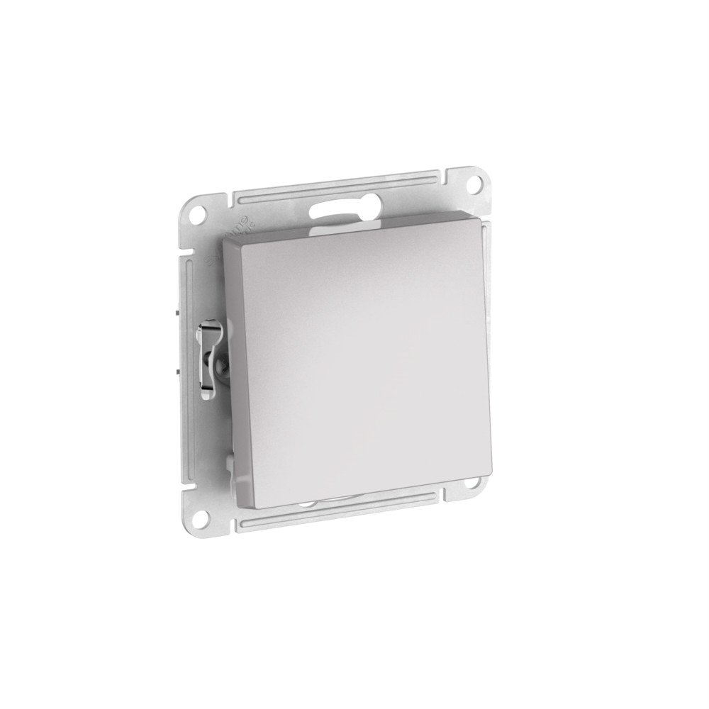 ATLASDESIGN AQUA 1-клавишный ПЕРЕКЛЮЧАТЕЛЬ, IP44, сх.6, 10АХ, мех., быстрозажим. клем., АЛЮМИНИЙ