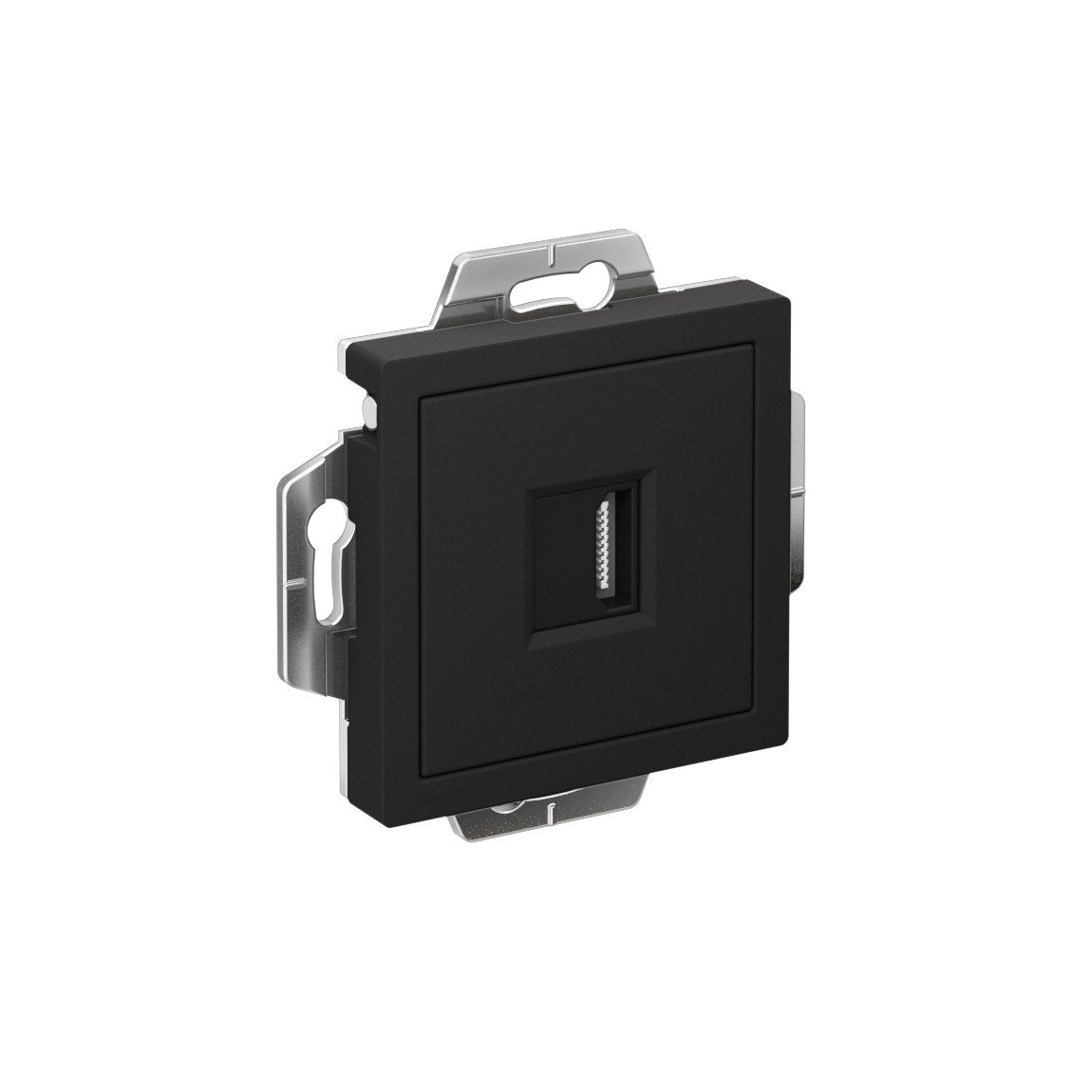ATLASDESIGN РОЗЕТКА HDMI, механизм, КАРБОН