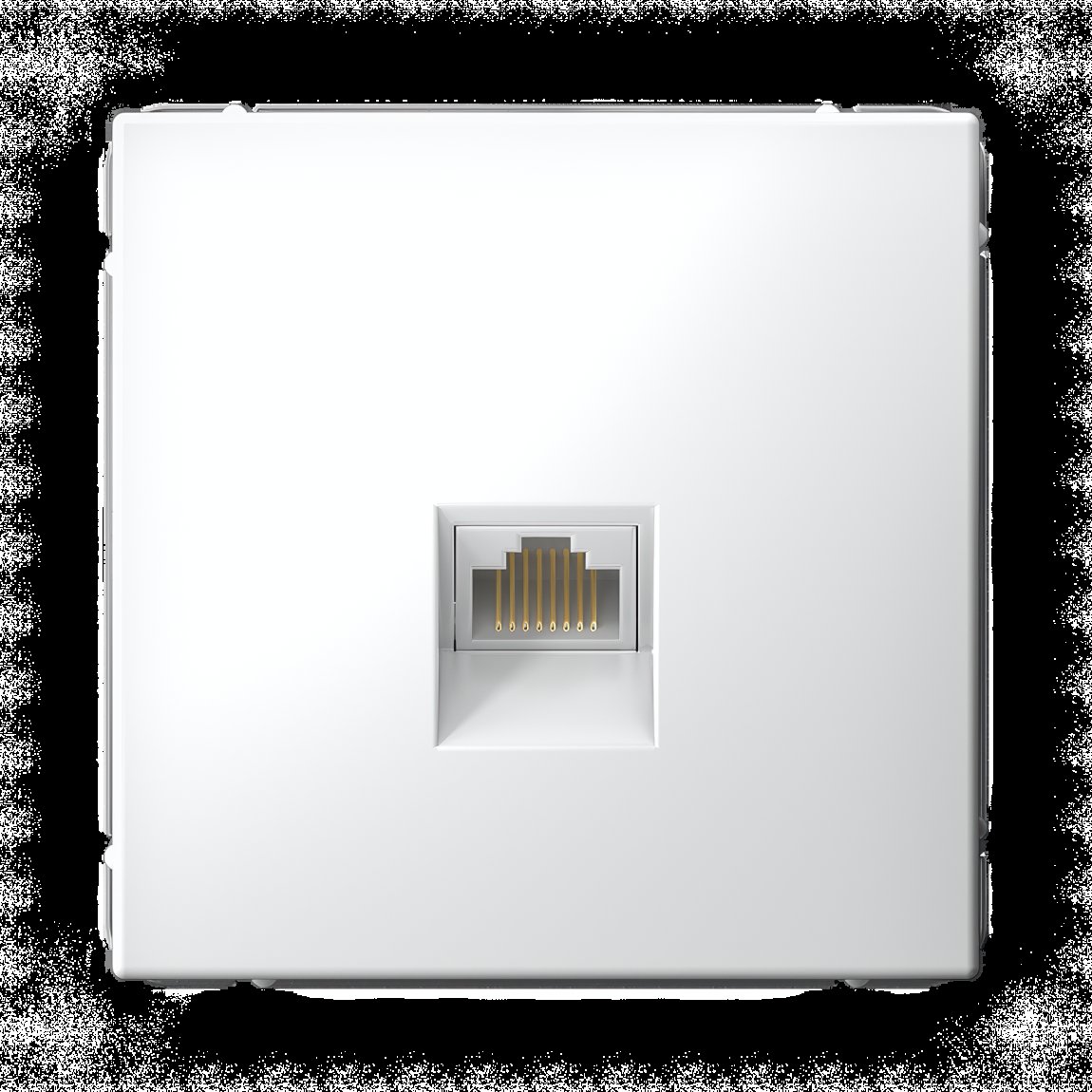 ARTGALLERY РОЗЕТКА компьютерная RJ45, кат. 5е, механизм, БЕЛЫЙ
