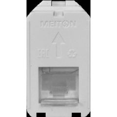 Розетка интернет RG45 5 CAT 1 модульная MEITON A4279C5E