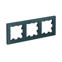 ATLASDESIGN 3-постовая РАМКА, универсальная, ИЗУМРУД