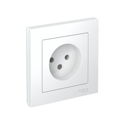 ATLASDESIGN РОЗЕТКА без заземления без шторок, 16А, в сборе, ЛОТОС