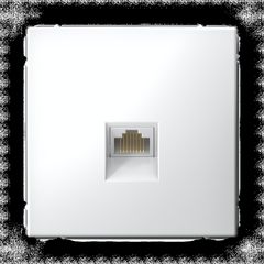 ARTGALLERY РОЗЕТКА компьютерная RJ45, кат. 5е, механизм, БЕЛЫЙ