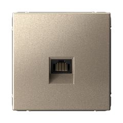 ARTGALLERY РОЗЕТКА компьютерная RJ45, кат. 5е, механизм, ШАМПАНЬ