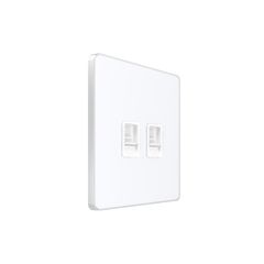 Systeme Infinity, Розетка информационная С/У RJ-45 кат.5e 2-я, Арктический лед