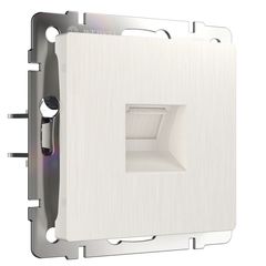 Розетка Ethernet RJ-45 (перламутровый рифленый)